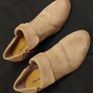 American Eagle Womens Side Zip Ankle Boots Size 9W